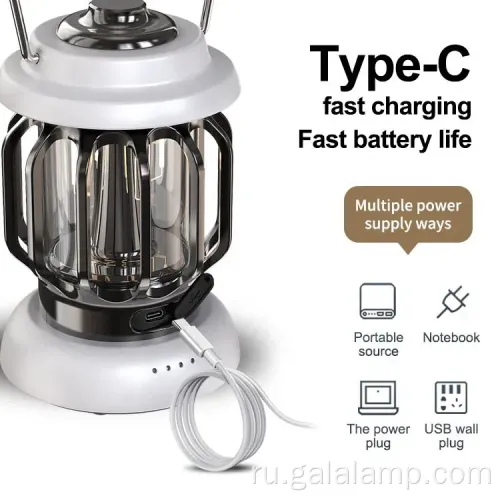 Классический светодиодный фонарь на открытом воздухе